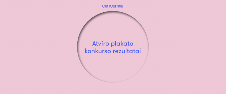 Skelbiame 2022 m. „Open House Vilnius“ plakato konkurso nugalėtoją