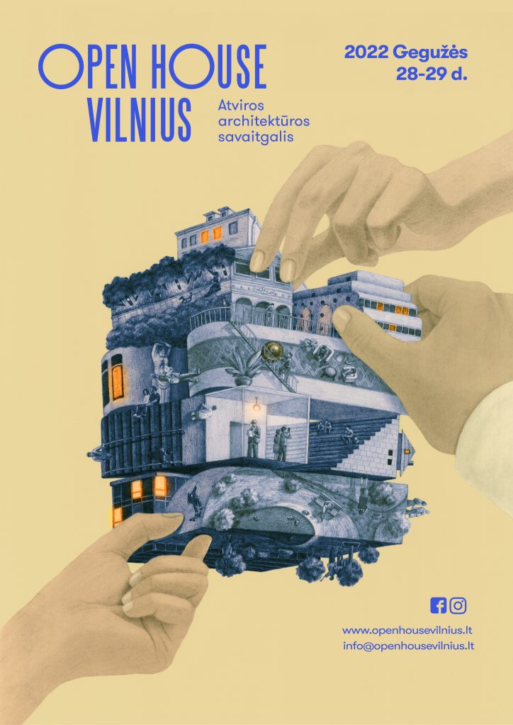 Lena Klyukina; Open House Vilnius; Open House Vilnius plakatas; Open House Vilnius plakato laimėtoja