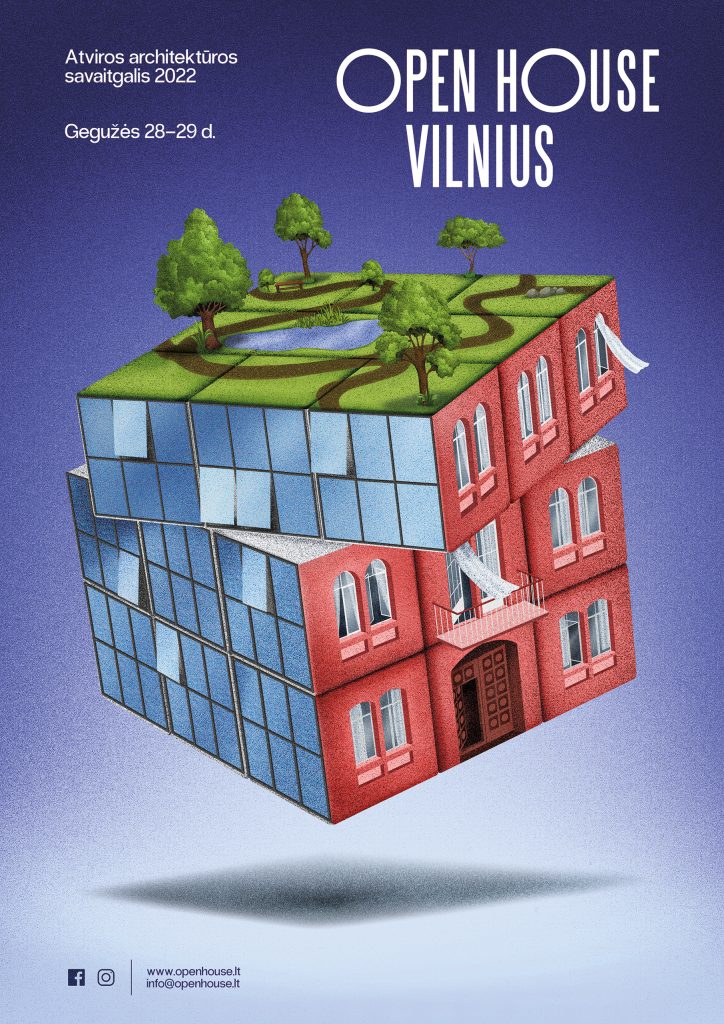 Pijus Burakas;  Open House Vilnius; Open House Vilnius plakatas;