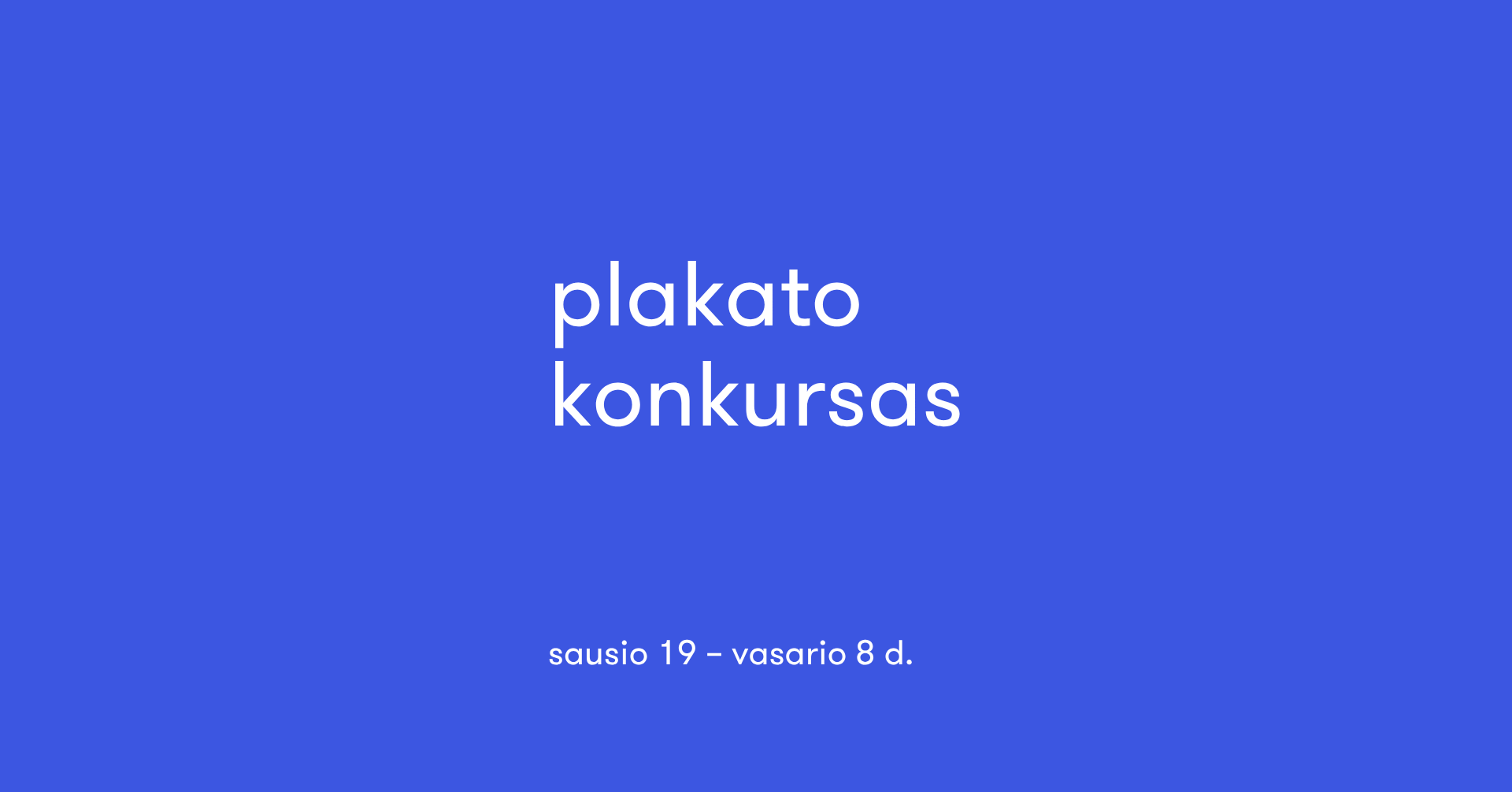 Sukurkite „Open House Vilnius“ įvaizdį – atviras plakato konkursas