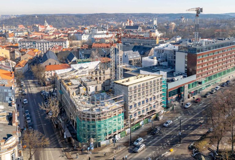 Kvartalo „Senamiesčio sodai“ statybos